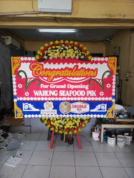 Papan Bunga Ucapan Selamat Pusakaratu Pusakanagara